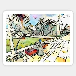 Kandinsky meets Cartagena, motif 5 Sticker